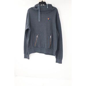 Aviator nation sweatshirt mens Large Ninja pullover hooded drawstring cotton